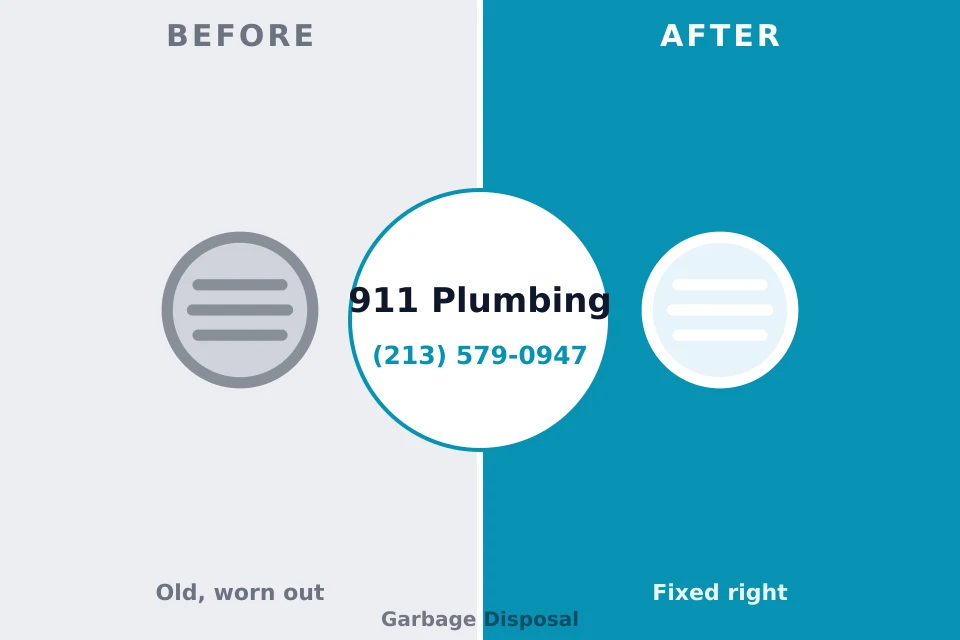 Before and after: plumbing repair Midland, PA